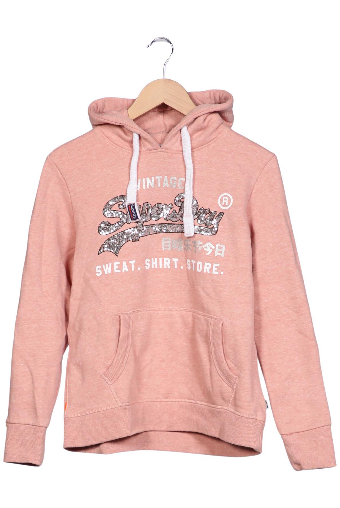 

Superdry Damen Kapuzenpullover, pink, Gr. 44