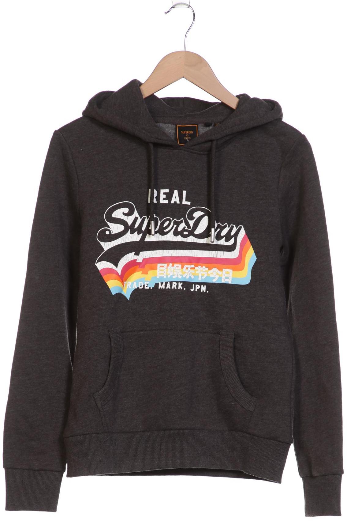 

Superdry Damen Kapuzenpullover, grau, Gr. 38