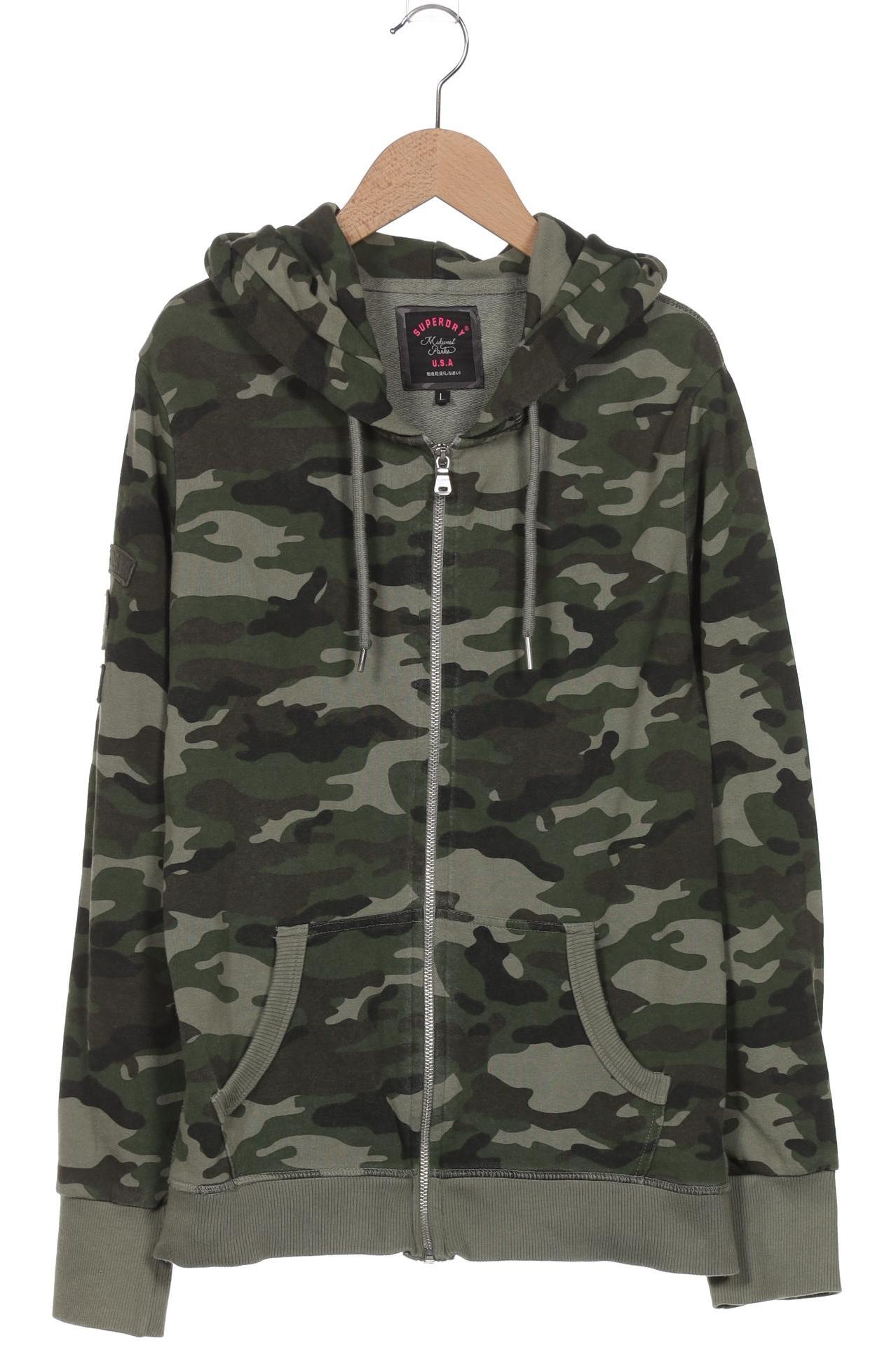 

Superdry Damen Kapuzenpullover, grün, Gr. 42