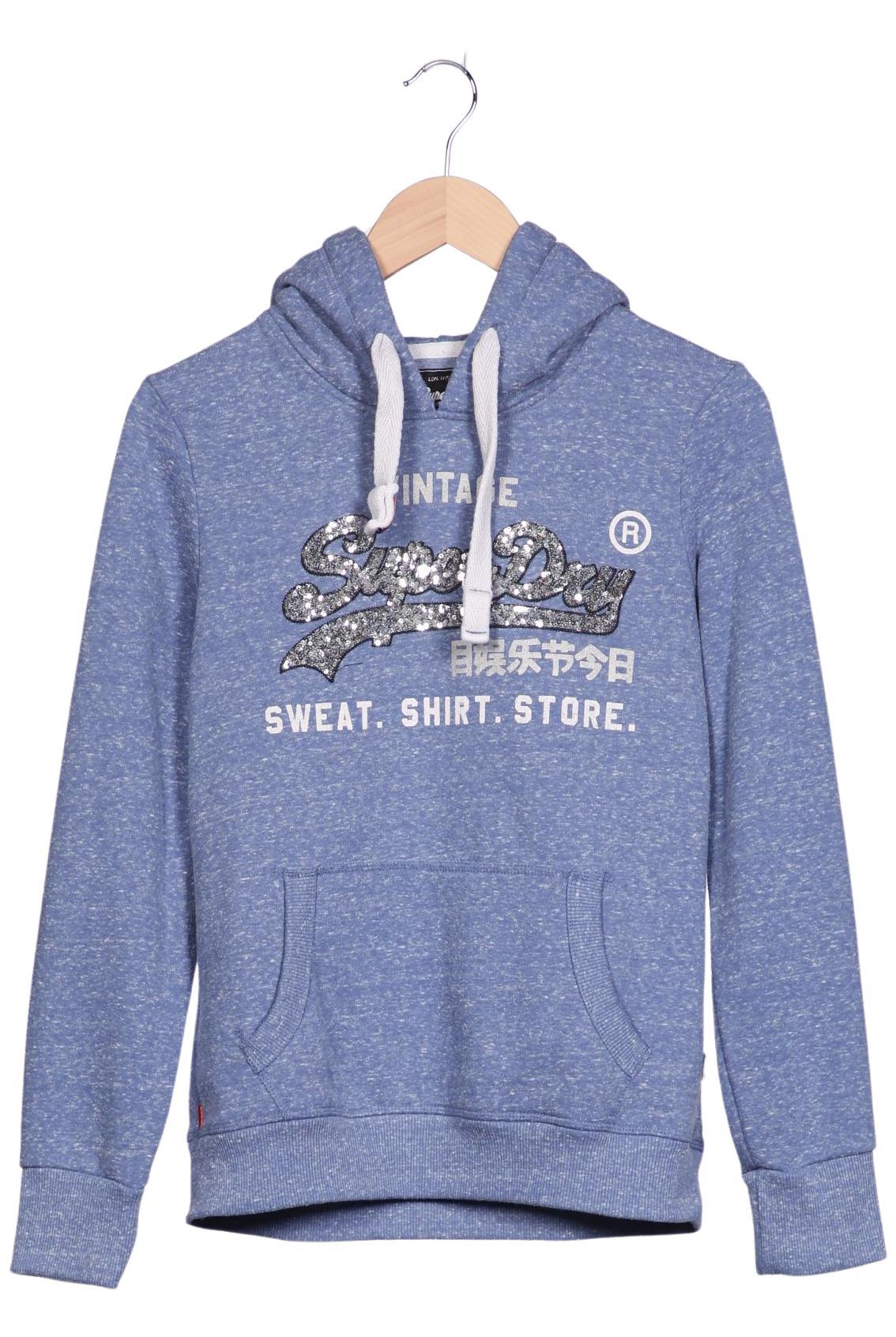 

Superdry Damen Kapuzenpullover, hellblau, Gr. 40