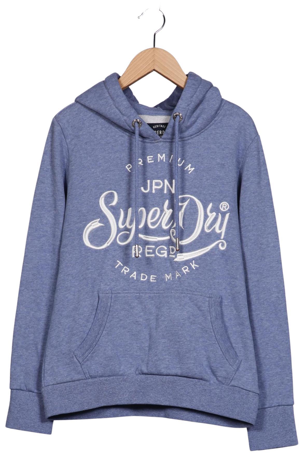 

Superdry Damen Kapuzenpullover, blau, Gr. 40
