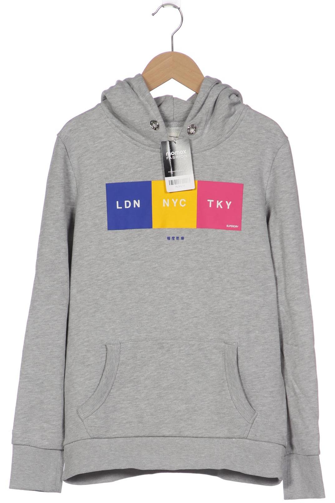 

Superdry Damen Kapuzenpullover, grau, Gr. 38