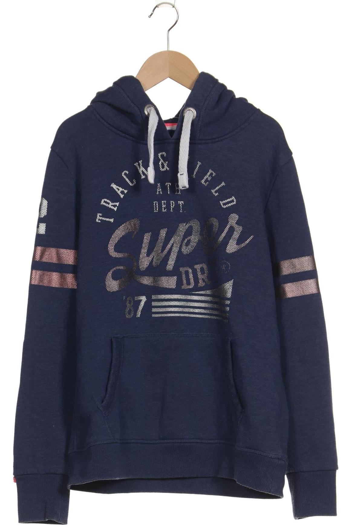 

Superdry Damen Kapuzenpullover, blau, Gr. 42