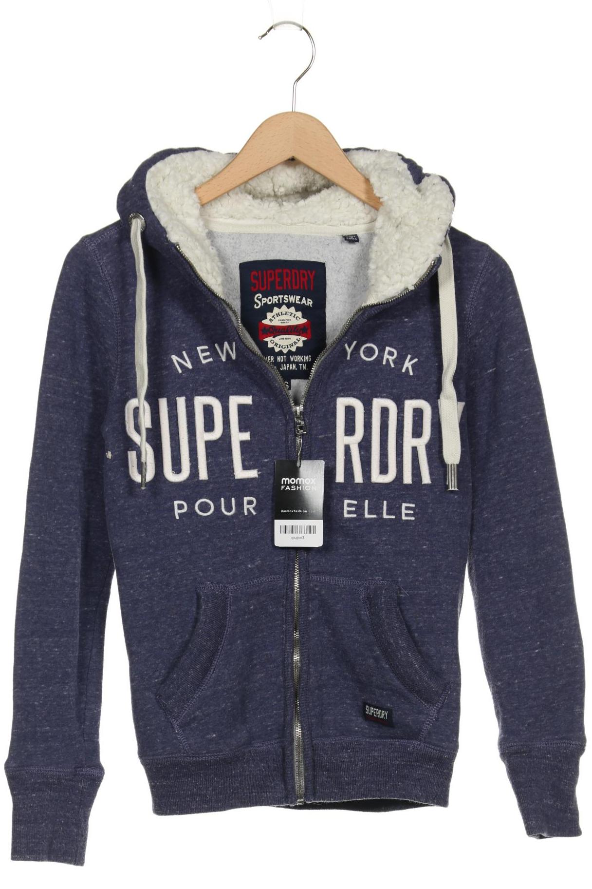 

Superdry Damen Kapuzenpullover, blau