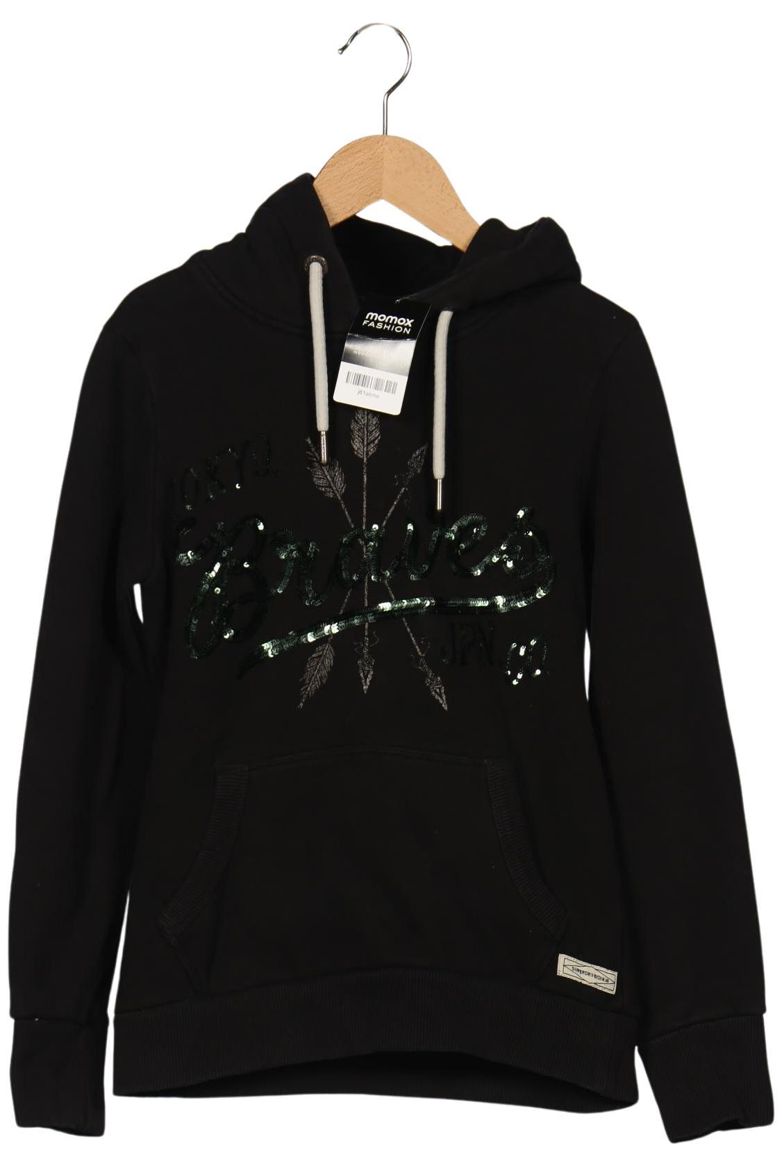 

Superdry Damen Kapuzenpullover, schwarz, Gr. 36