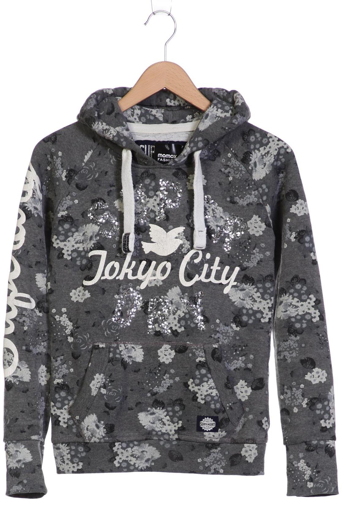 

Superdry Damen Kapuzenpullover, grau