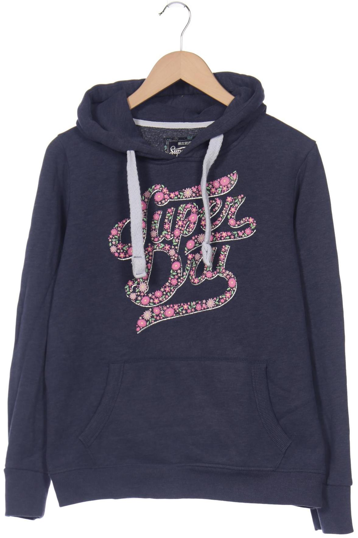 

Superdry Damen Kapuzenpullover, blau, Gr. 42