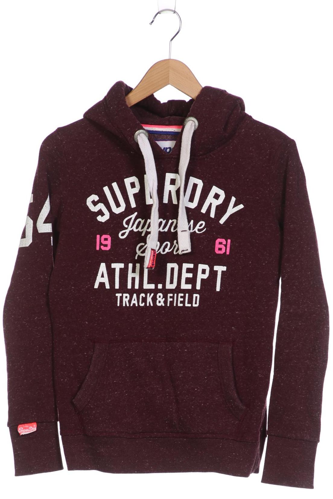 

Superdry Damen Kapuzenpullover, bordeaux, Gr. 36