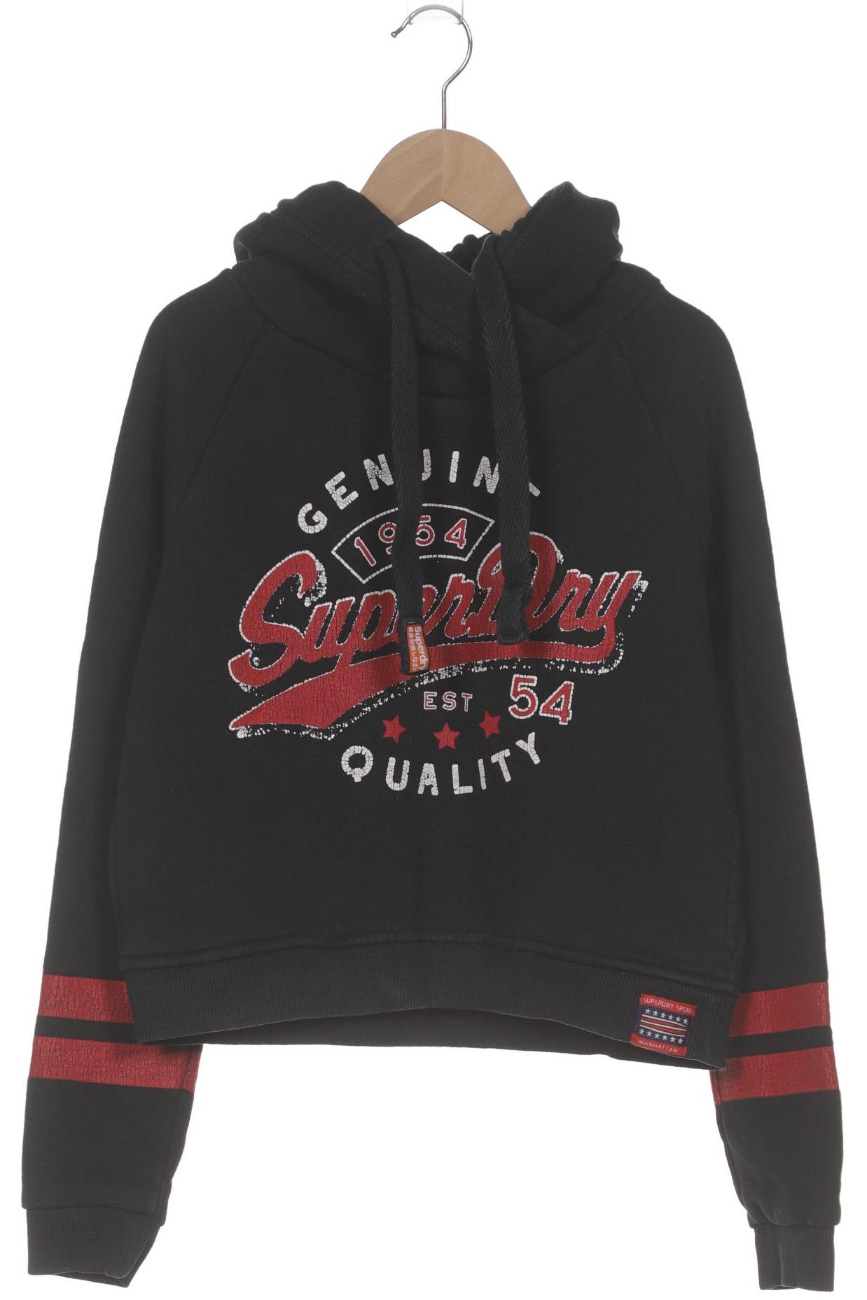 

Superdry Damen Kapuzenpullover, schwarz, Gr. 38