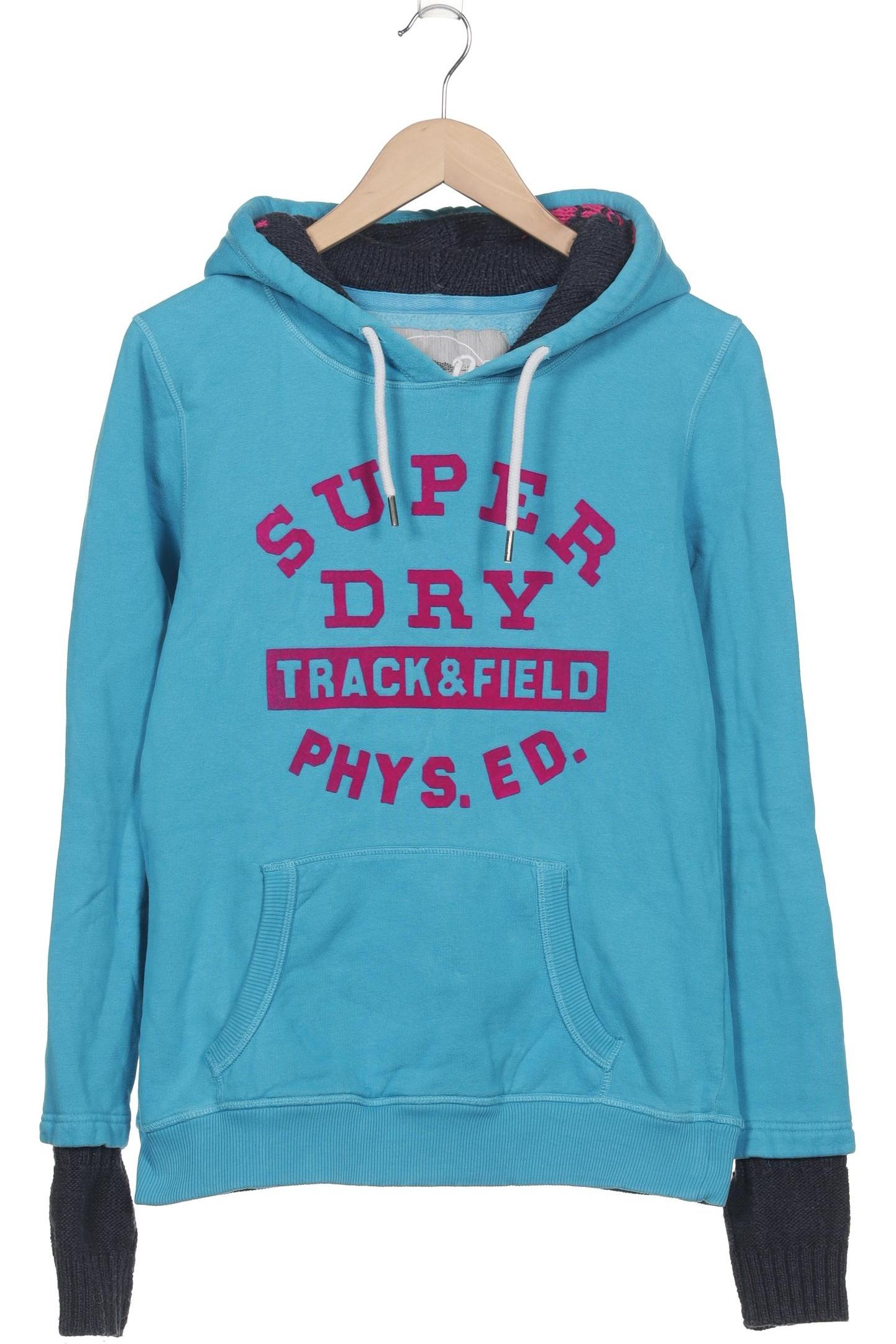 

Superdry Damen Kapuzenpullover, blau, Gr. 42