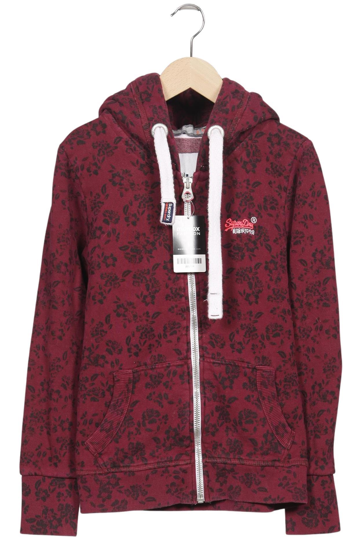 

Superdry Damen Kapuzenpullover, rot, Gr. 34