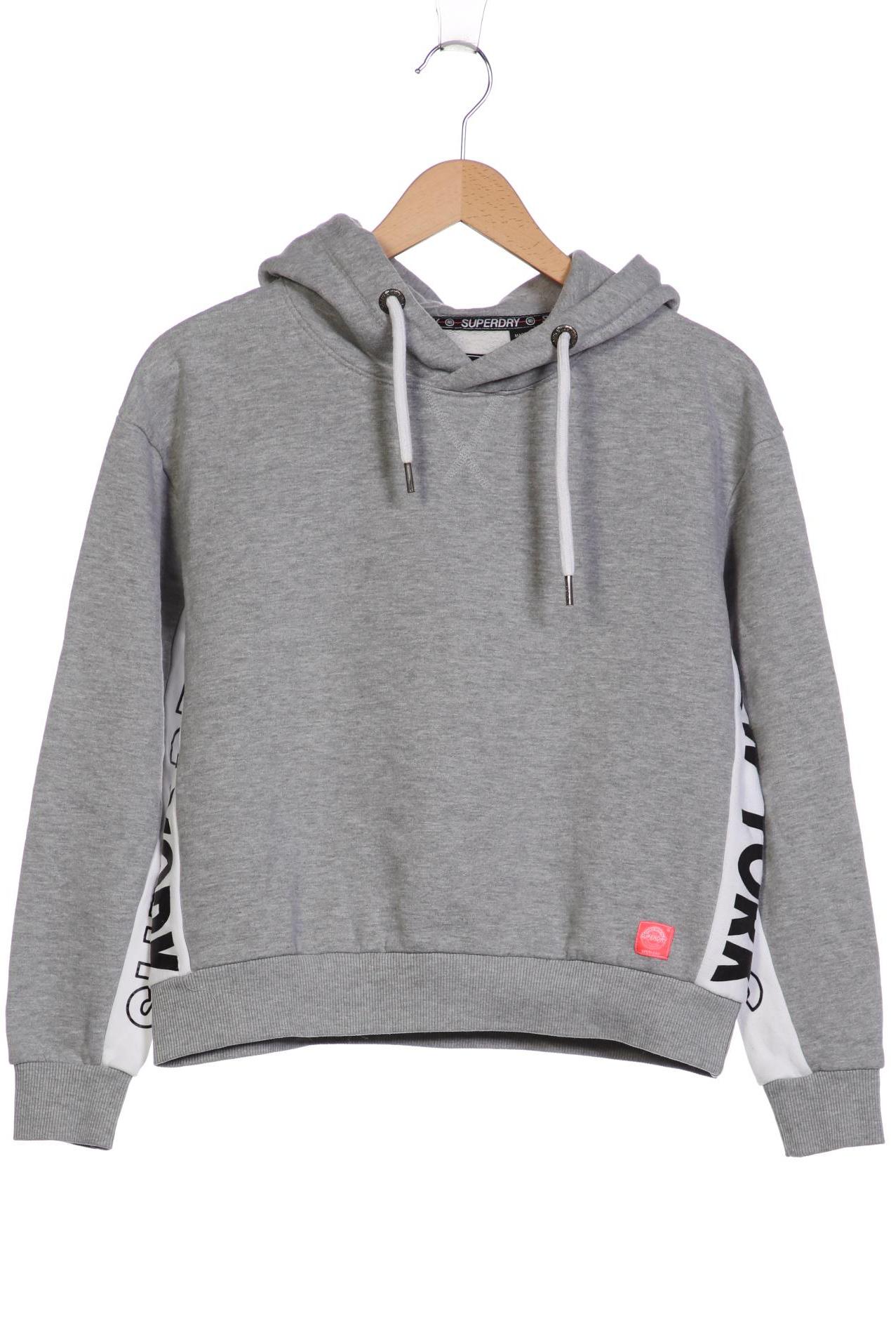 

Superdry Damen Kapuzenpullover, grau, Gr. 34