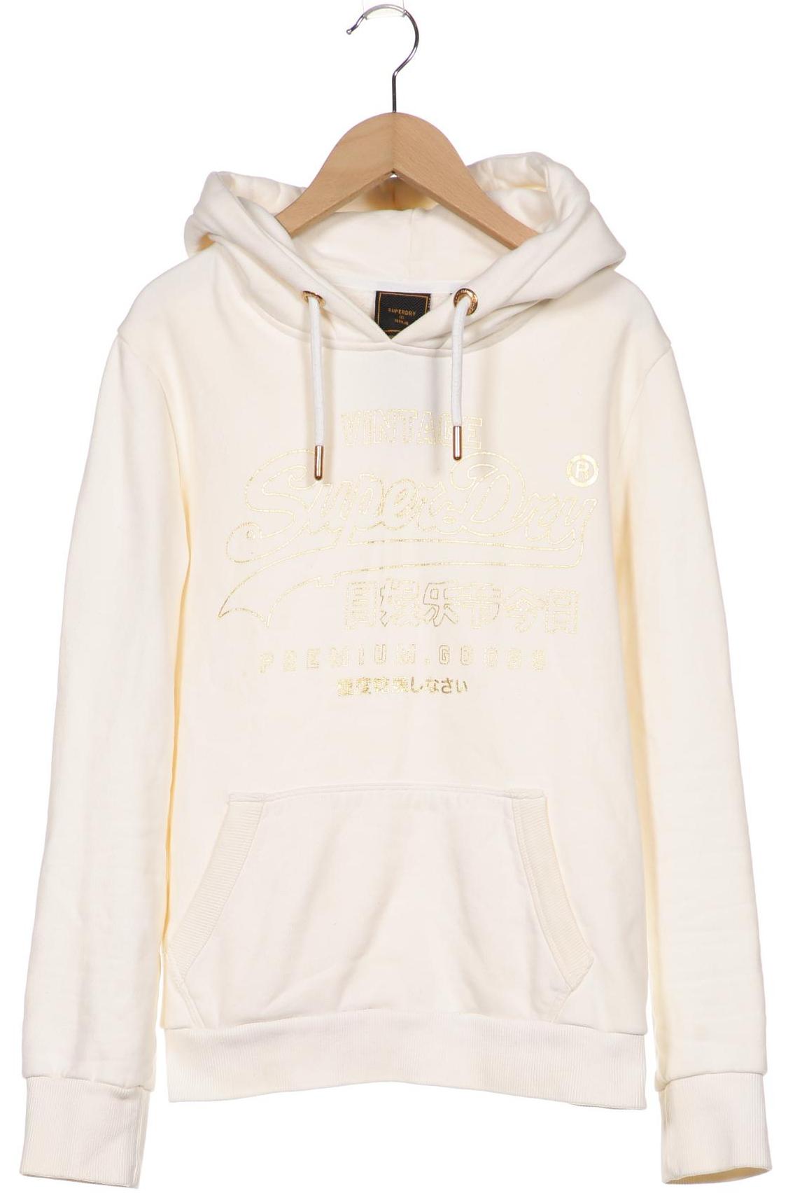 

Superdry Damen Kapuzenpullover, cremeweiß, Gr. 40