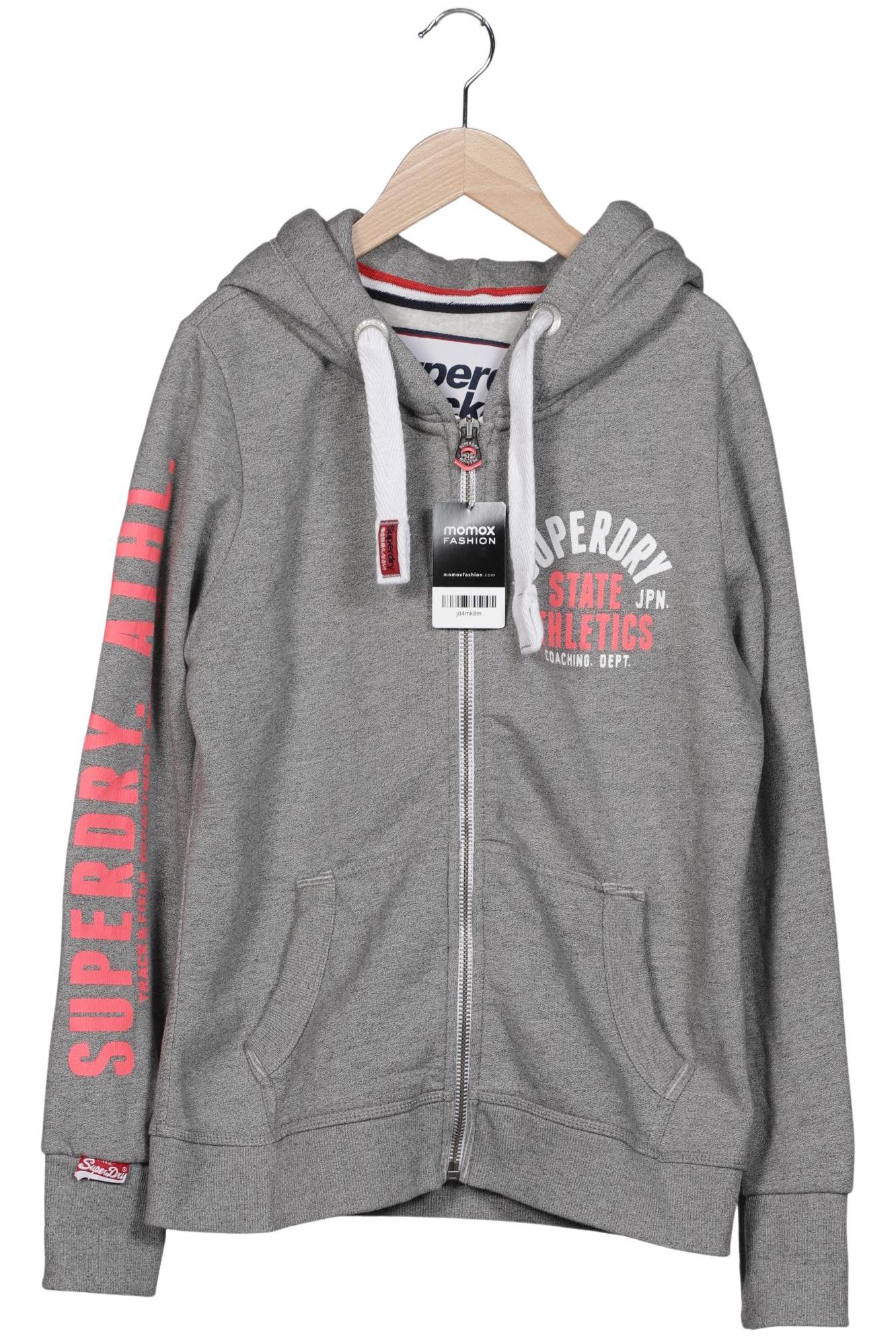 

Superdry Damen Kapuzenpullover, grau, Gr. 44