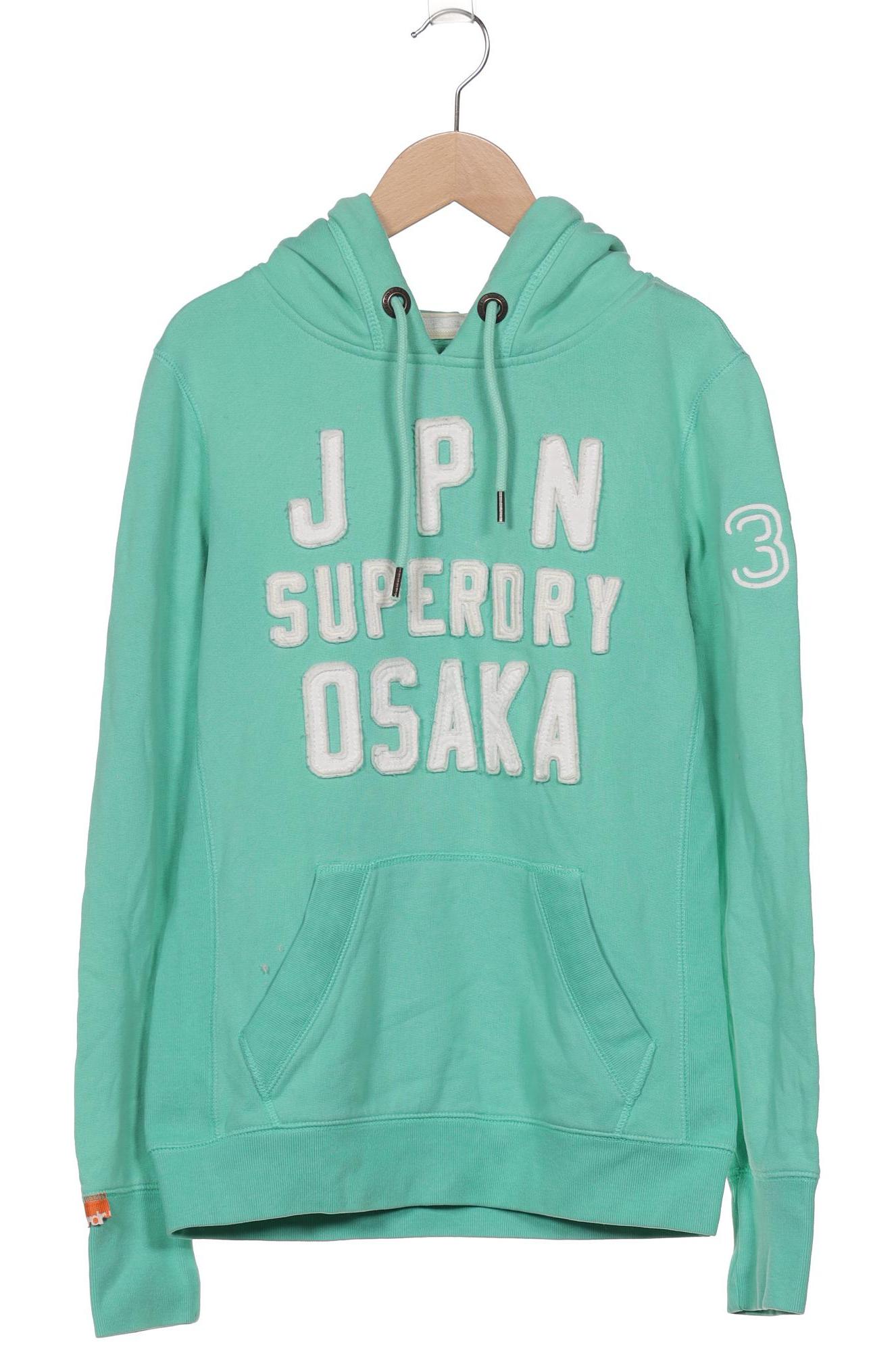 

Superdry Damen Kapuzenpullover, türkis, Gr. 38