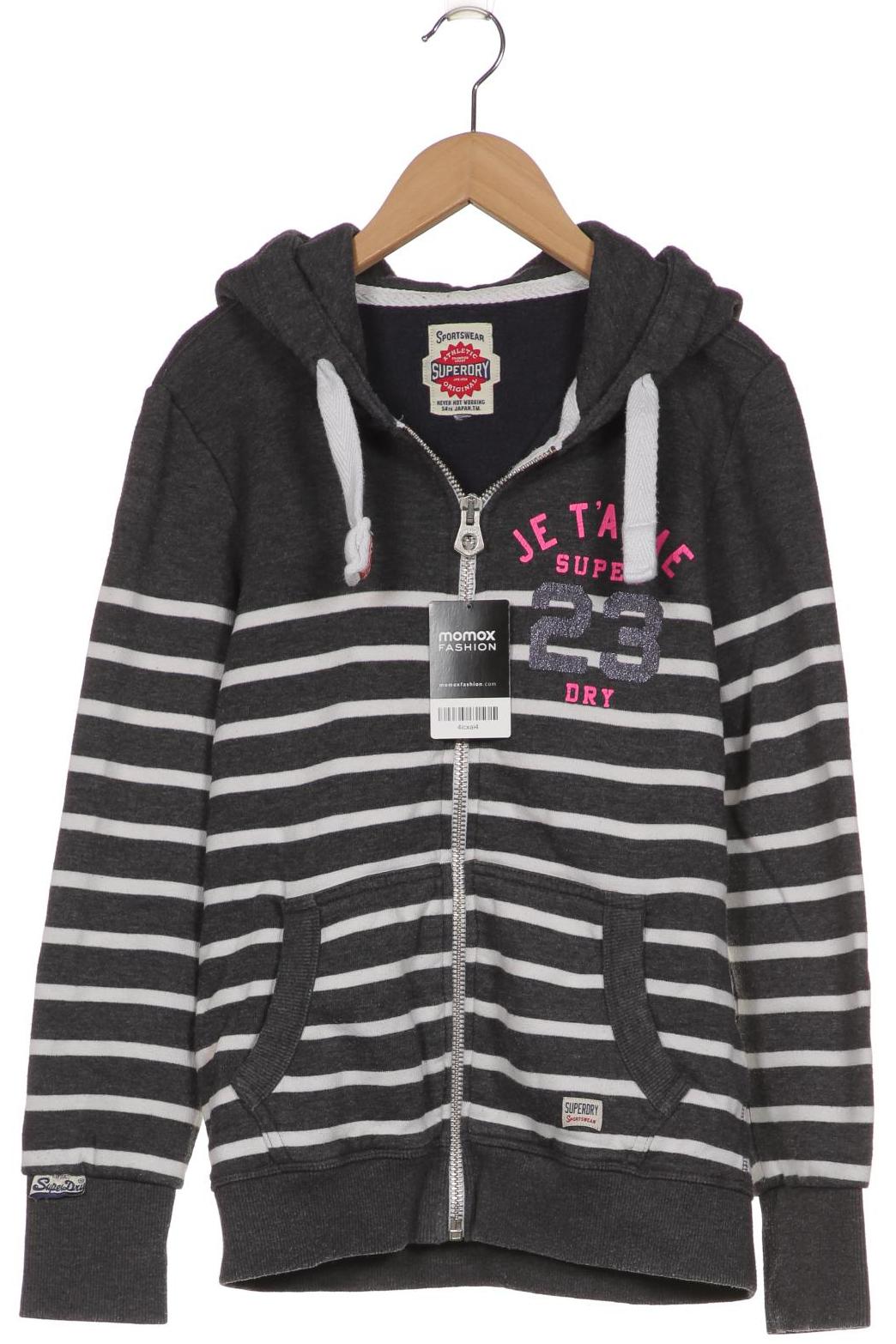 

Superdry Damen Kapuzenpullover, grau, Gr. 38