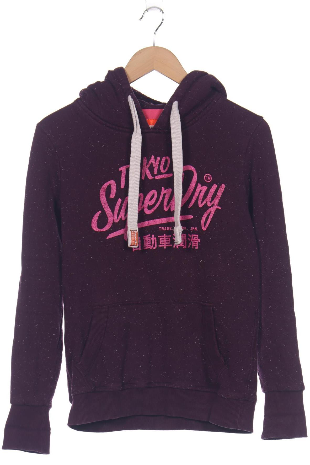 

Superdry Damen Kapuzenpullover, bordeaux, Gr. 38