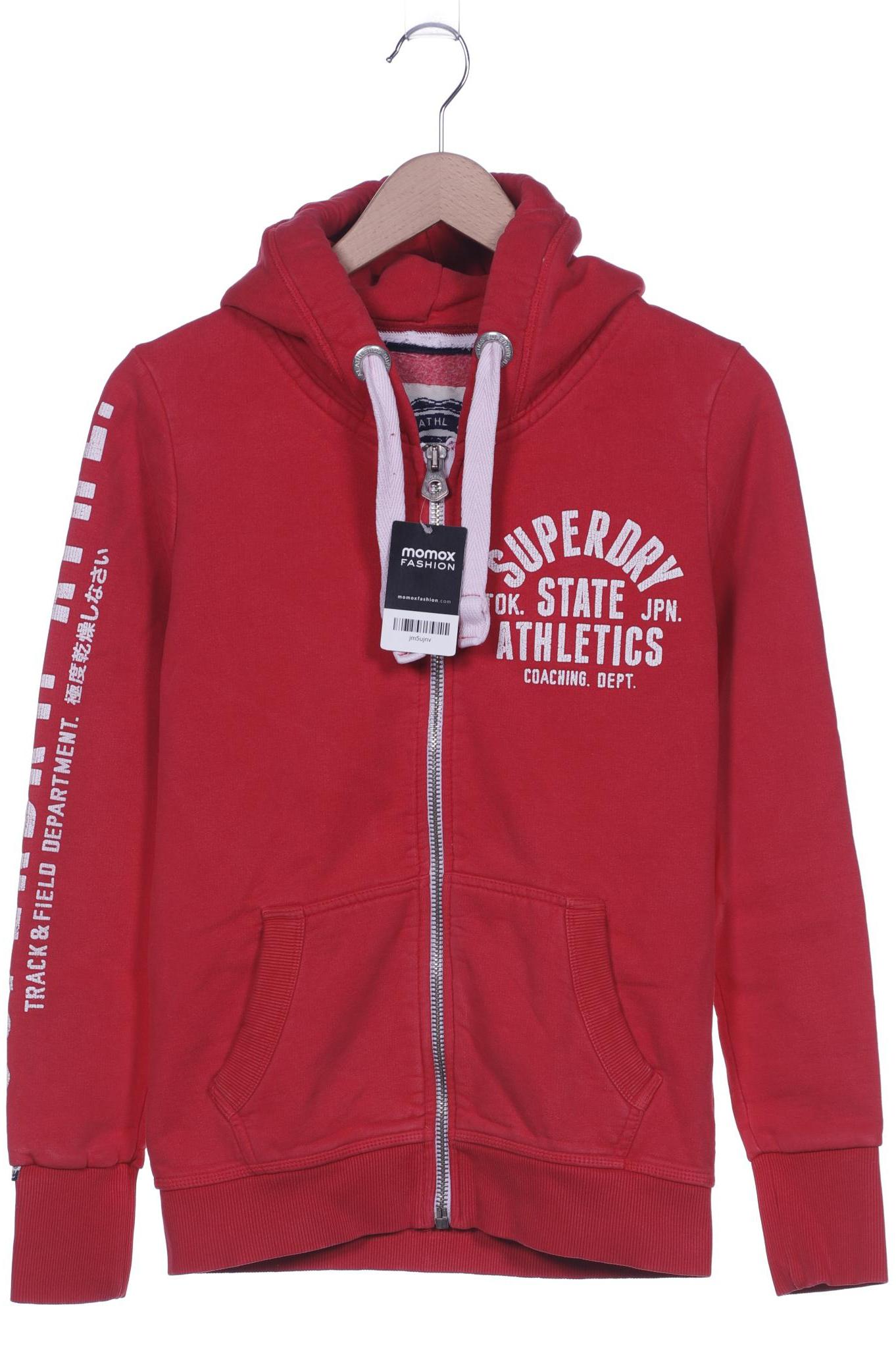 

Superdry Damen Kapuzenpullover, rot, Gr. 38