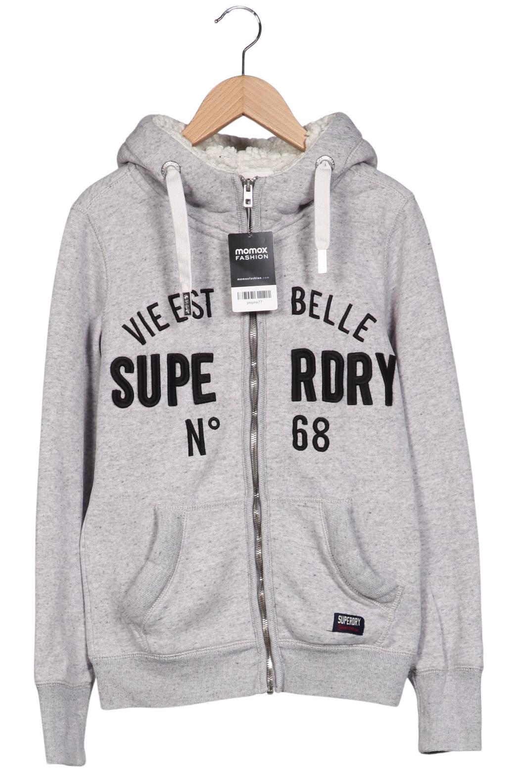 

Superdry Damen Kapuzenpullover, grau, Gr. 36