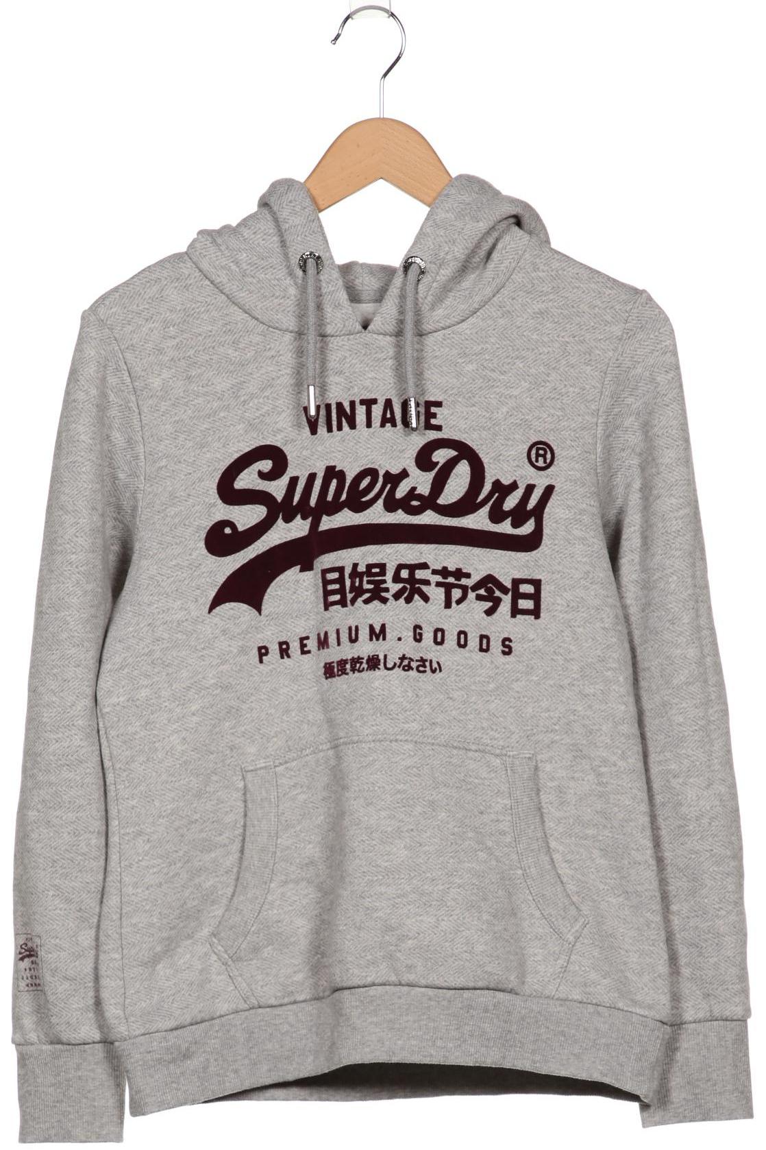 

Superdry Damen Kapuzenpullover, grau, Gr. 42