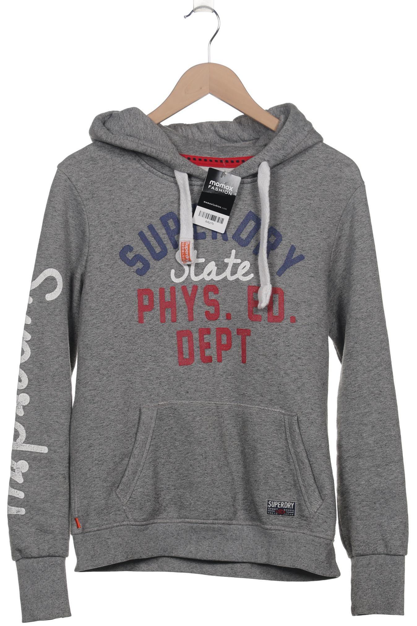 

Superdry Damen Kapuzenpullover, grau, Gr. 38