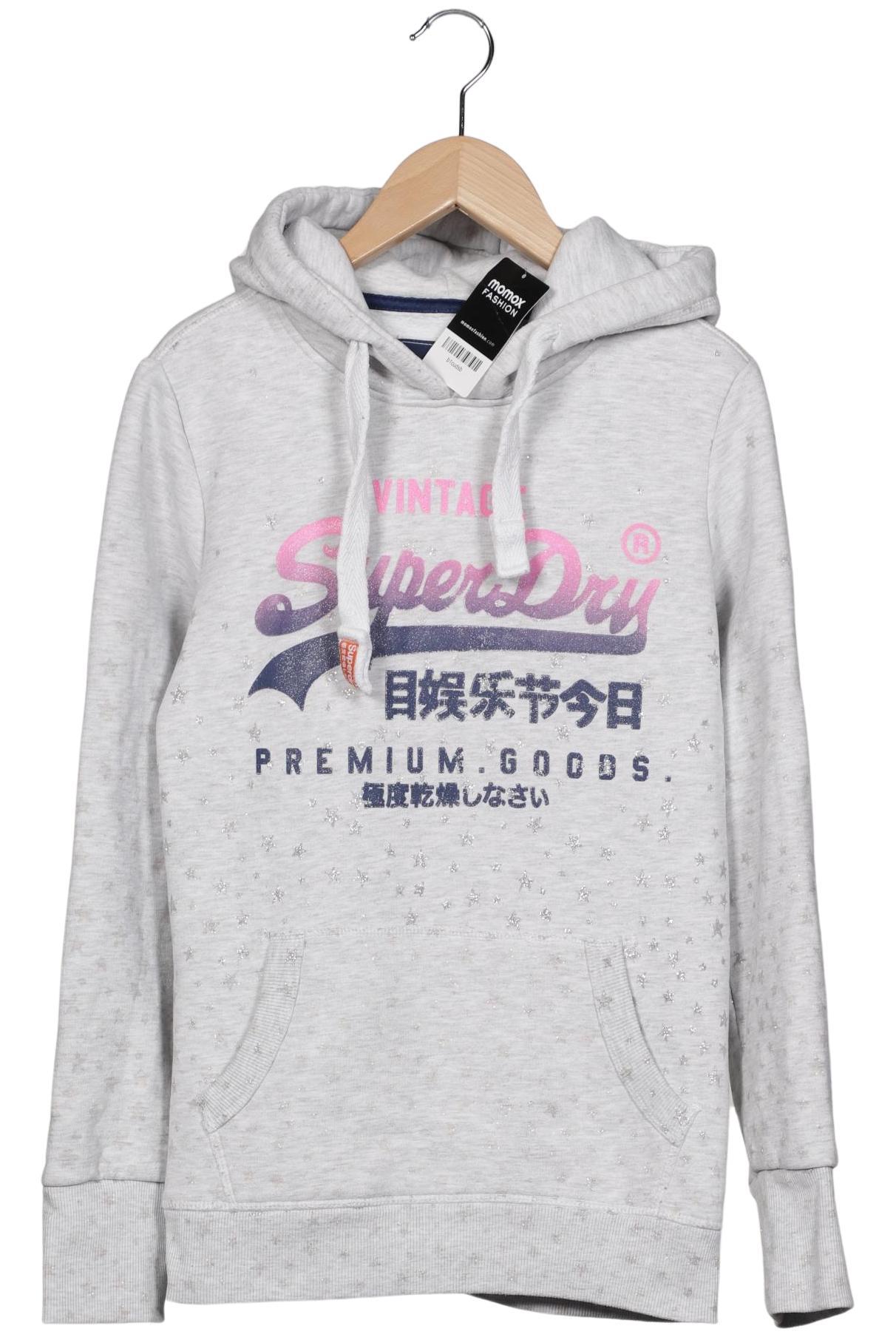 

Superdry Damen Kapuzenpullover, grau, Gr. 36