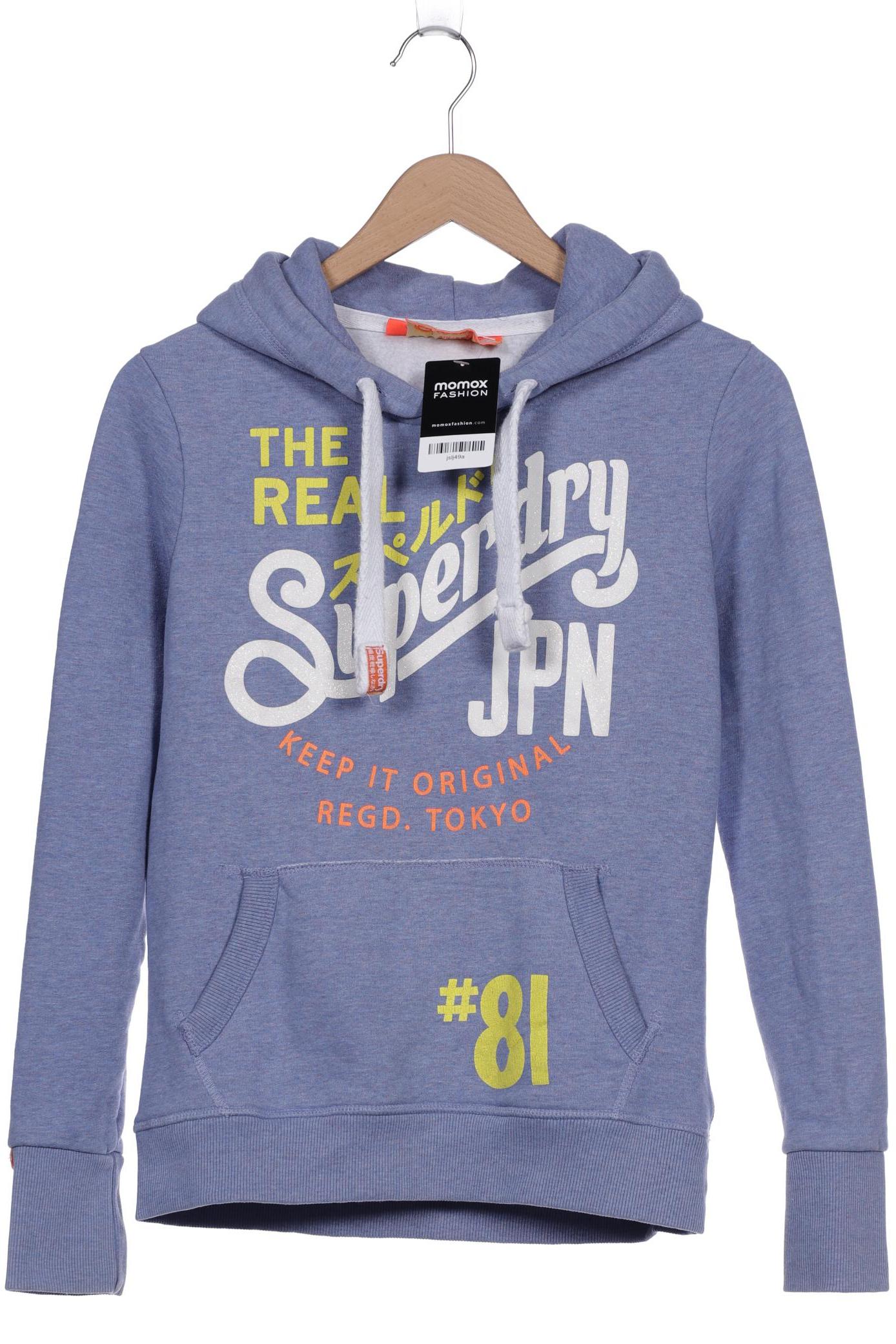 

Superdry Damen Kapuzenpullover, blau