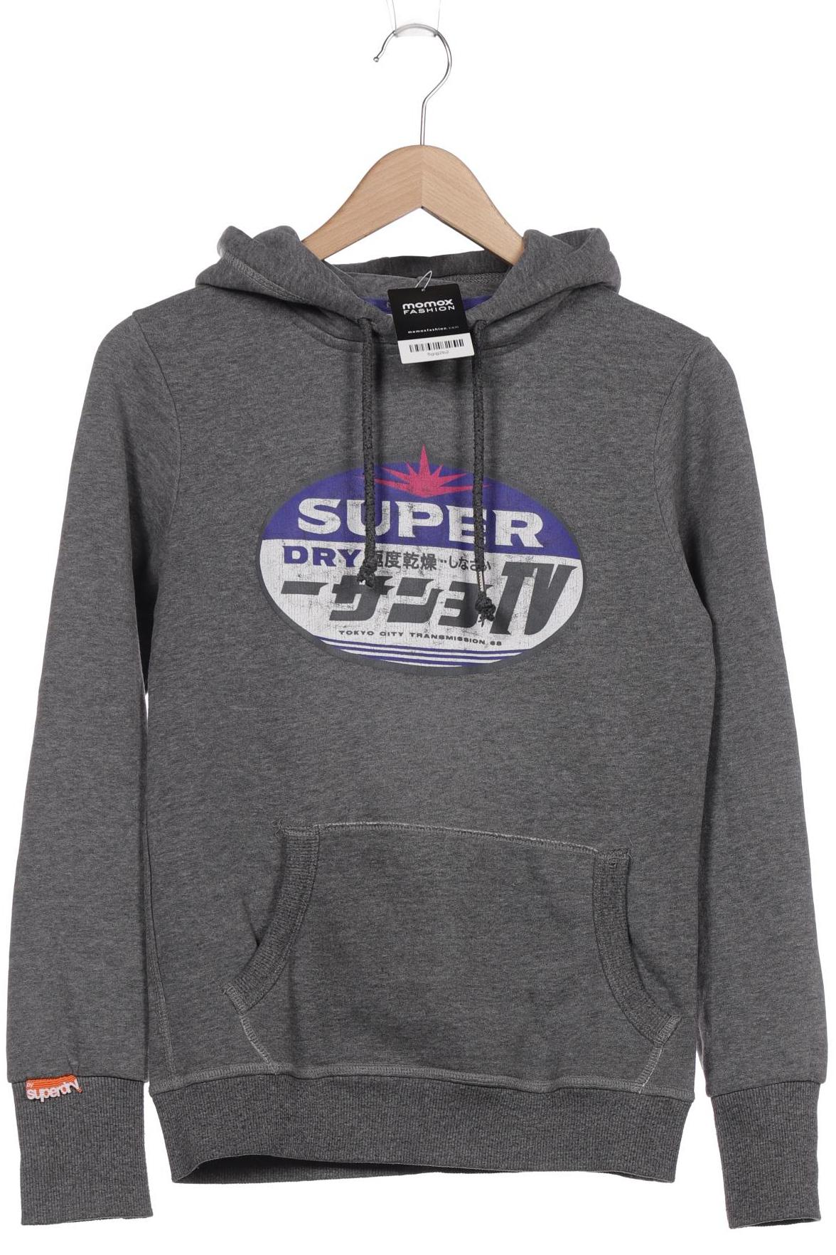 

Superdry Damen Kapuzenpullover, grau, Gr. 38