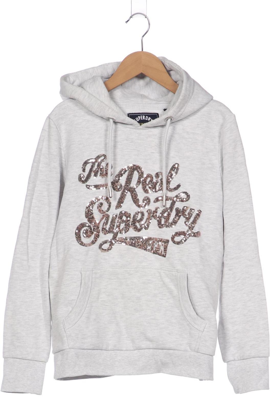 

Superdry Damen Kapuzenpullover, grau, Gr. 42