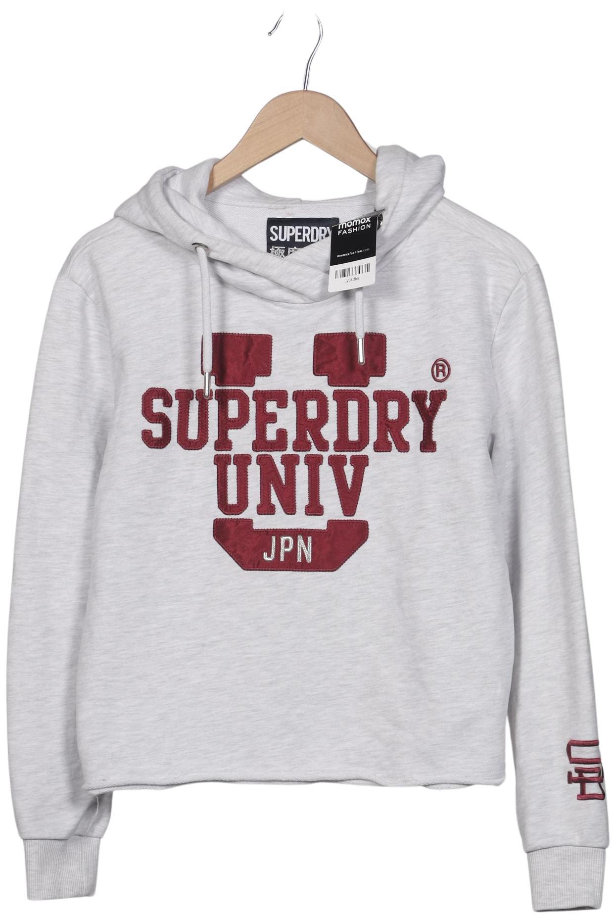 

Superdry Damen Kapuzenpullover, grau, Gr. 40