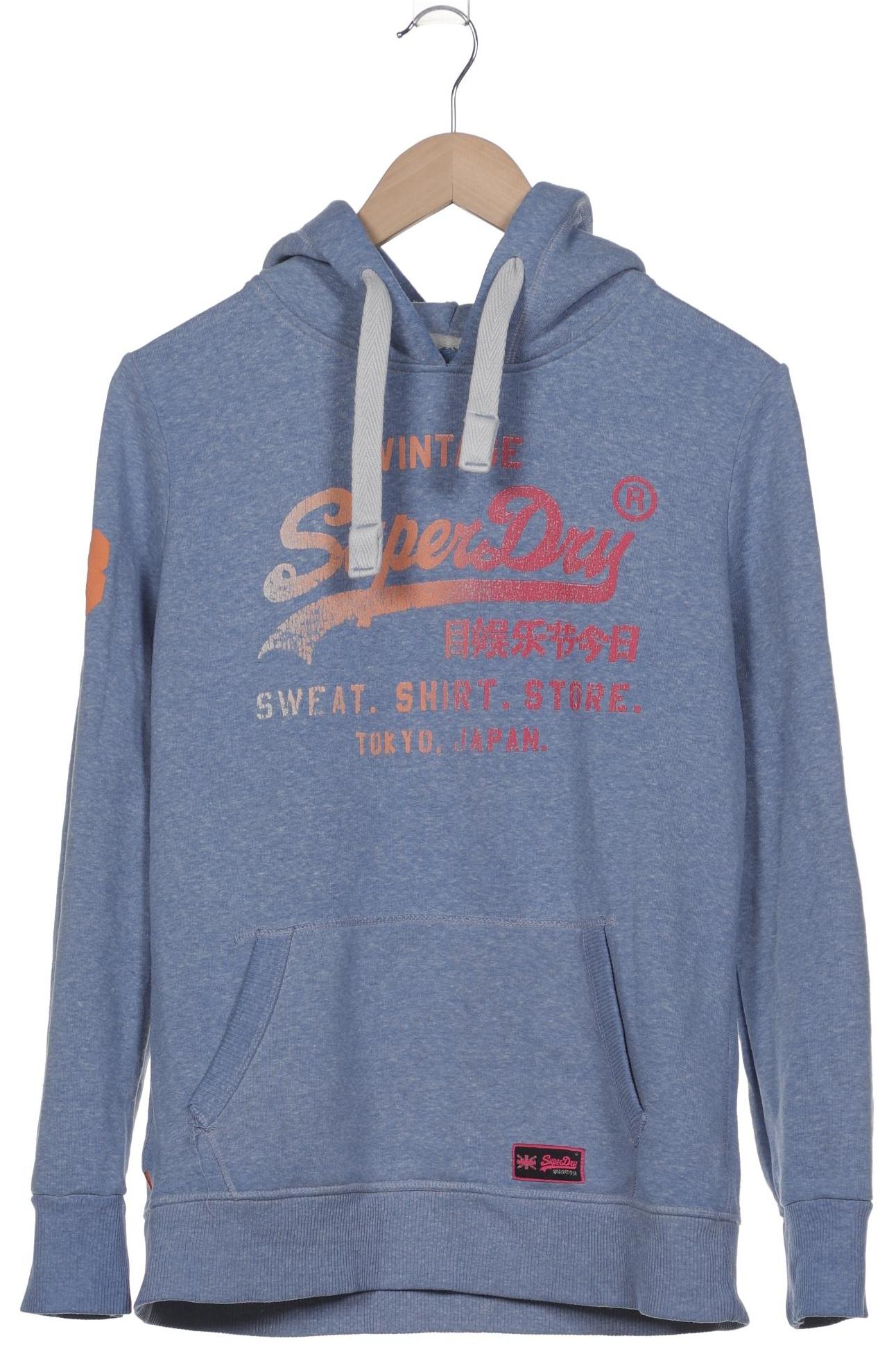 

Superdry Damen Kapuzenpullover, blau, Gr. 42