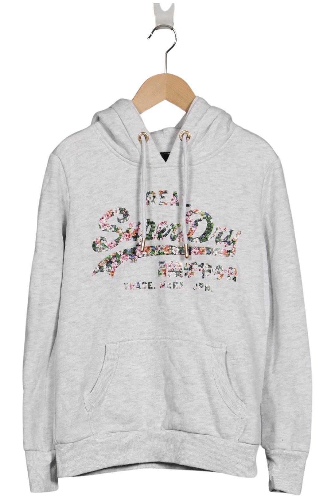 

Superdry Damen Kapuzenpullover, grau, Gr. 36