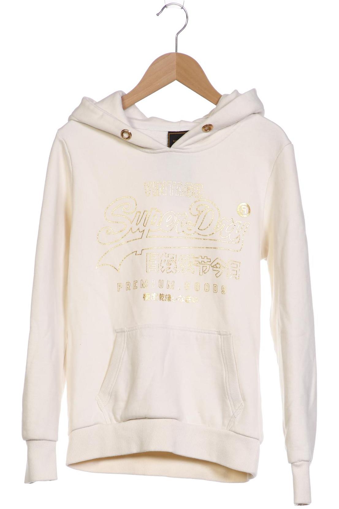 

Superdry Damen Kapuzenpullover, cremeweiß