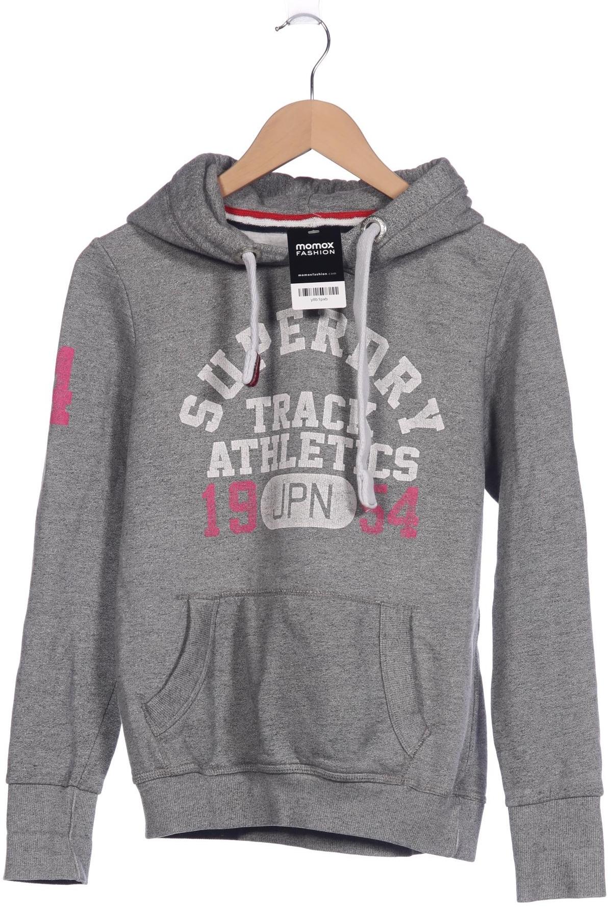 

Superdry Damen Kapuzenpullover, grau, Gr. 42
