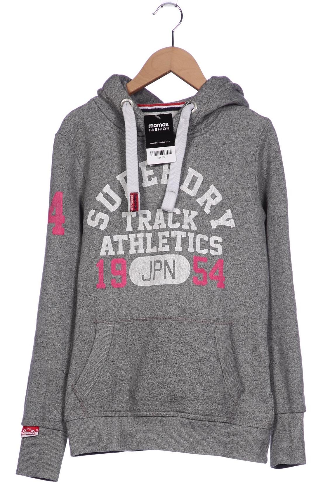 

Superdry Damen Kapuzenpullover, grau, Gr. 36