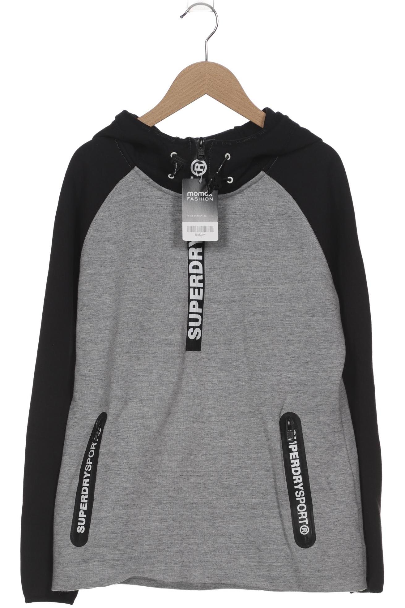 

Superdry Damen Kapuzenpullover, grau, Gr. 42