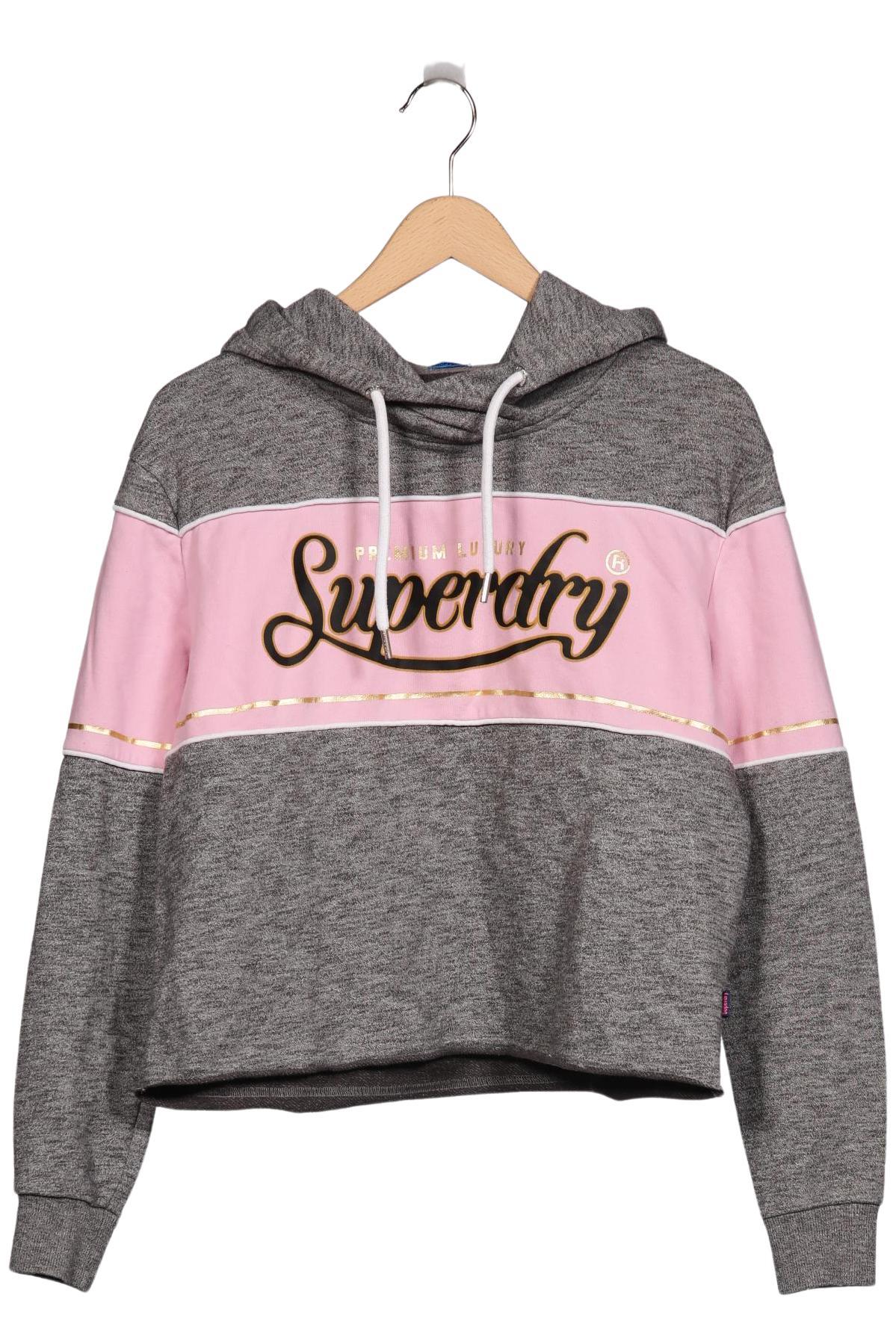 

Superdry Damen Kapuzenpullover, grau, Gr. 40