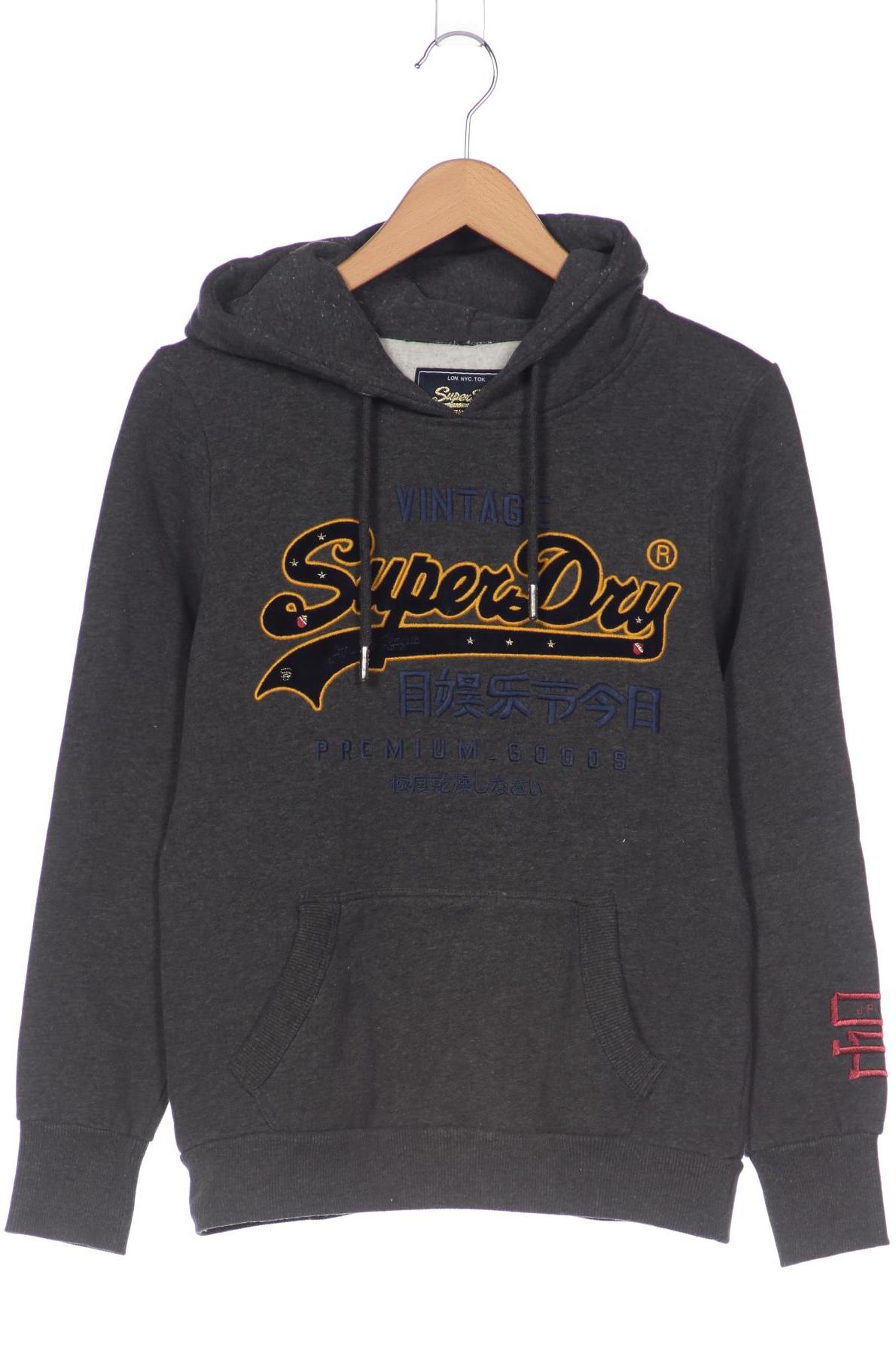 

Superdry Damen Kapuzenpullover, grau, Gr. 38