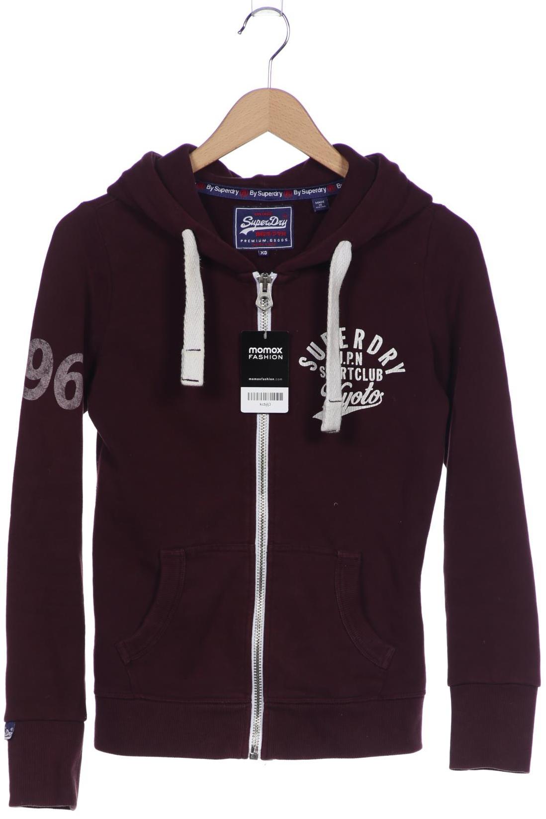 

Superdry Damen Kapuzenpullover, bordeaux, Gr. 34