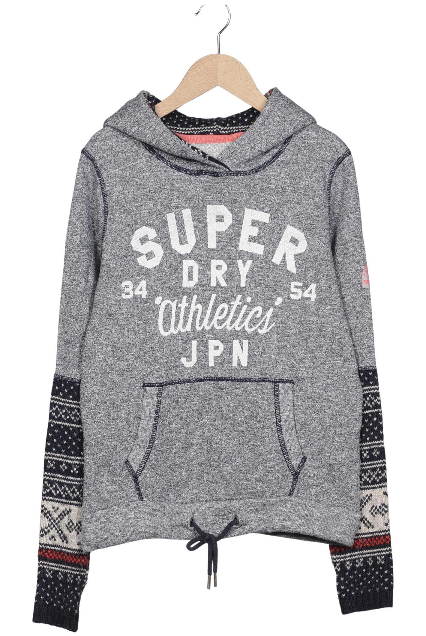 

Superdry Damen Kapuzenpullover, grau, Gr. 38
