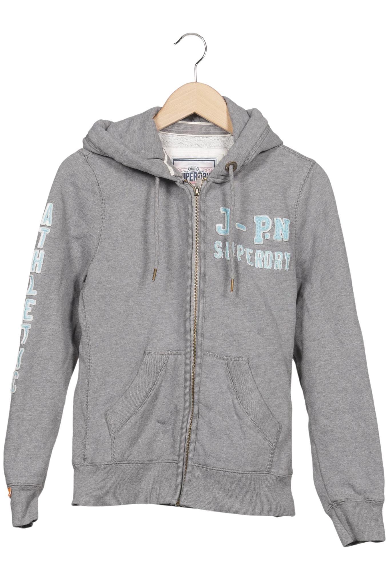 

Superdry Damen Kapuzenpullover, grau, Gr. 42