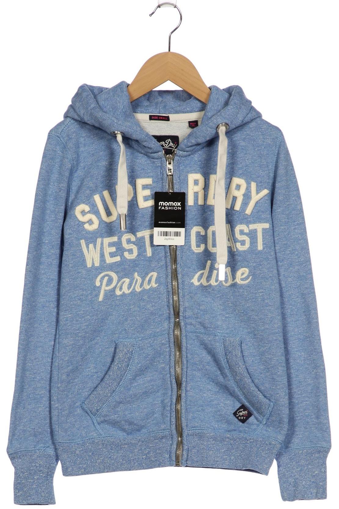 

Superdry Damen Kapuzenpullover, blau, Gr. 36