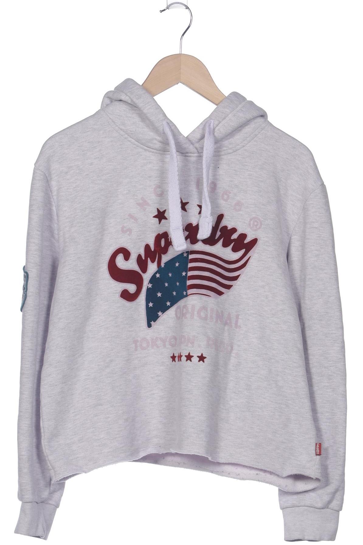 

Superdry Damen Kapuzenpullover, grau, Gr. 42