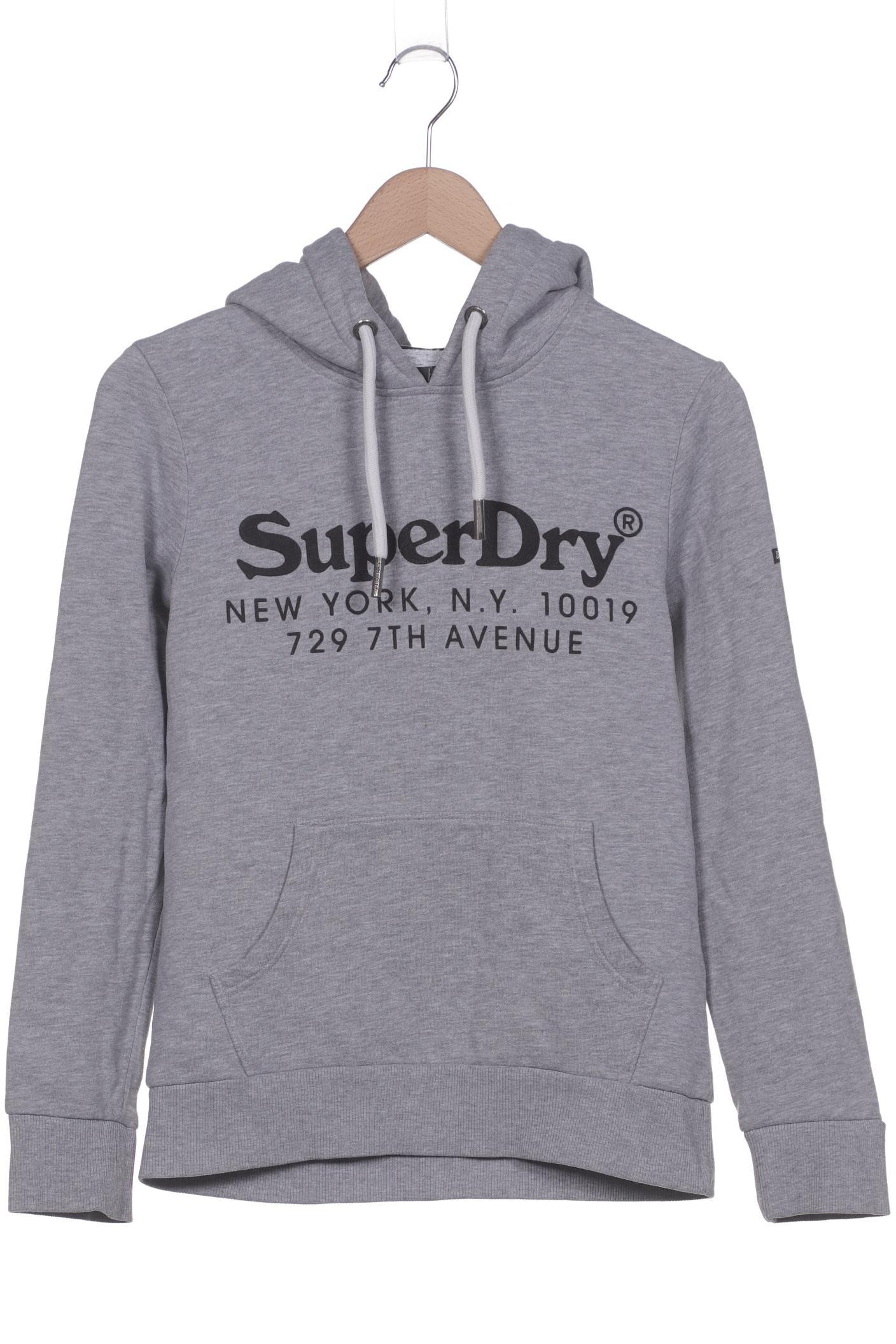 

Superdry Damen Kapuzenpullover, grau, Gr. 36