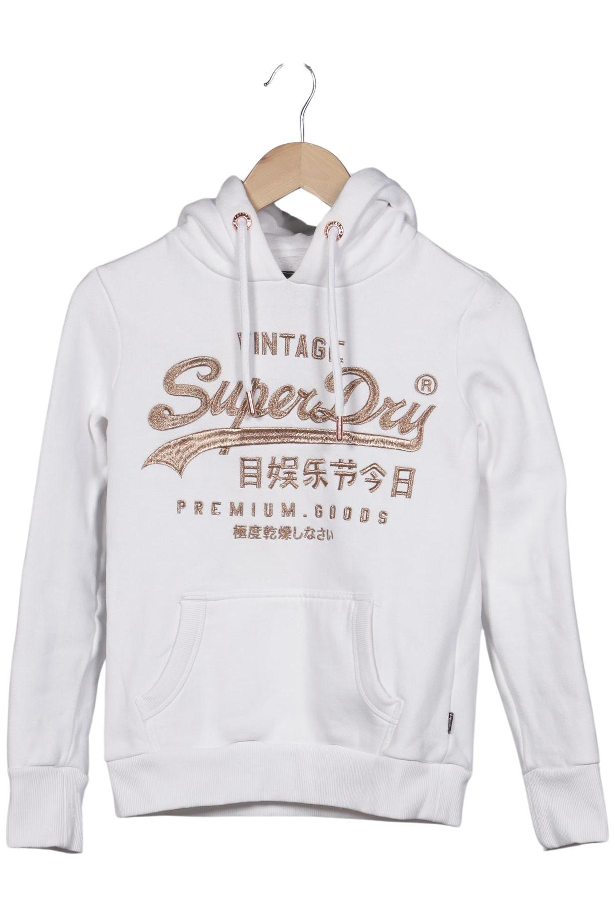 

Superdry Damen Kapuzenpullover, weiß, Gr. 36