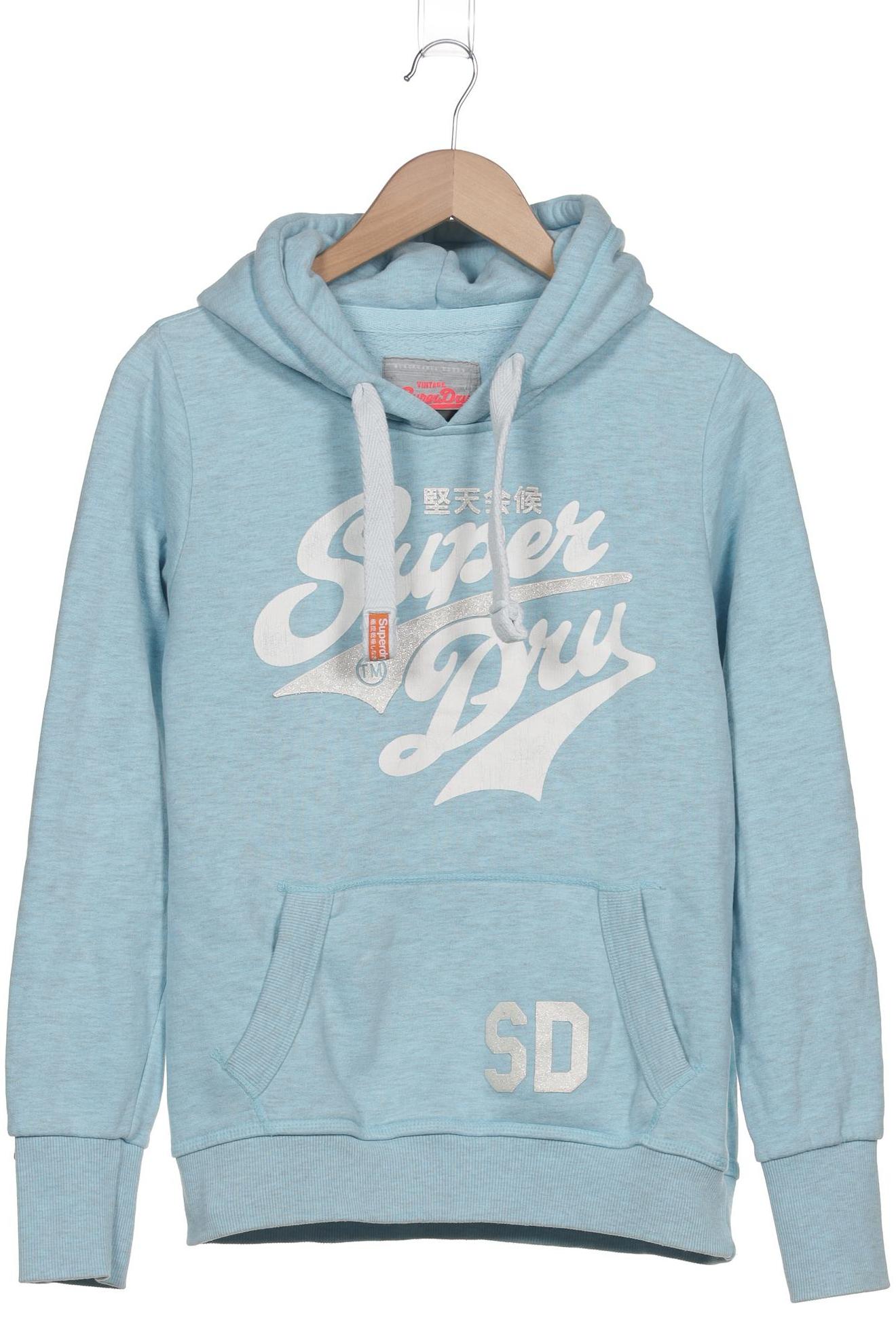 

Superdry Damen Kapuzenpullover, hellblau, Gr. 38