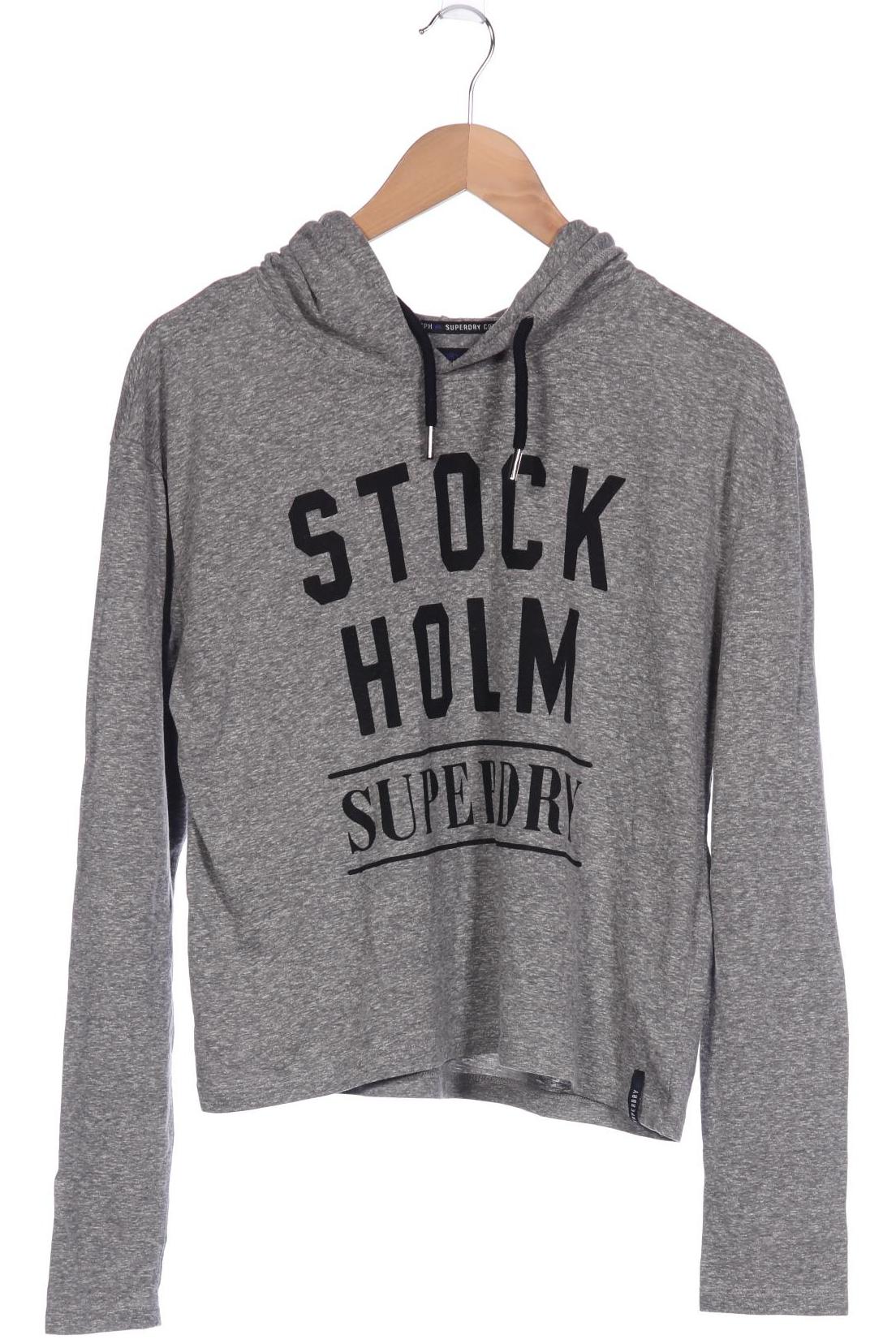 

Superdry Damen Kapuzenpullover, grau, Gr. 42