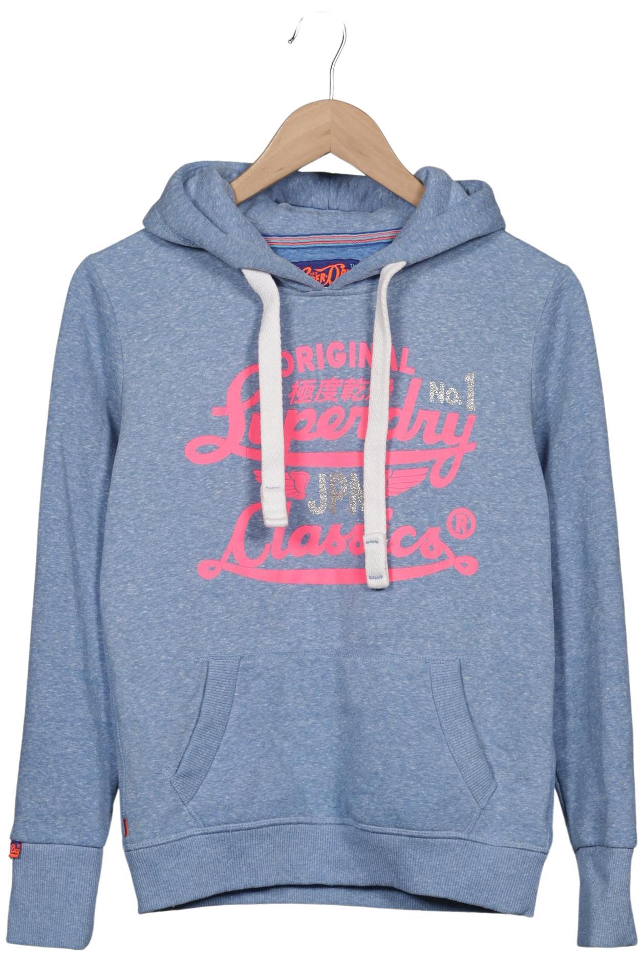 

Superdry Damen Kapuzenpullover, hellblau, Gr. 36