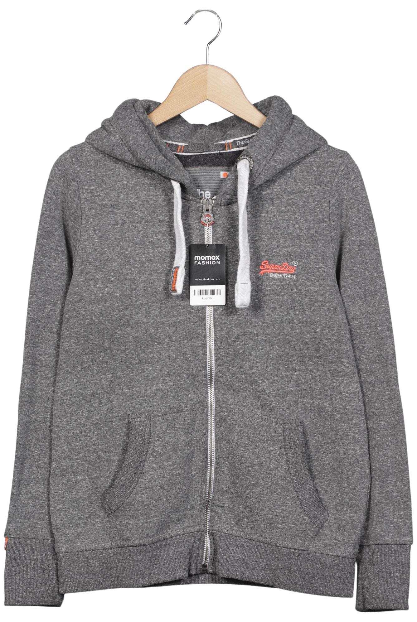 

Superdry Damen Kapuzenpullover, grau, Gr. 42