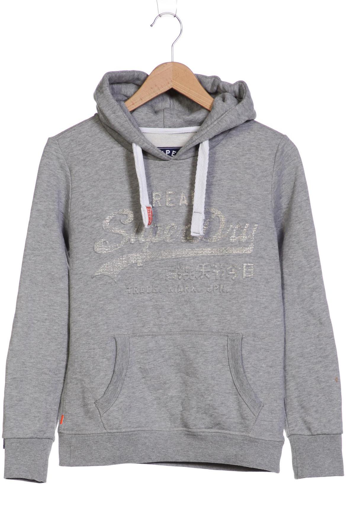 

Superdry Damen Kapuzenpullover, grau, Gr. 38